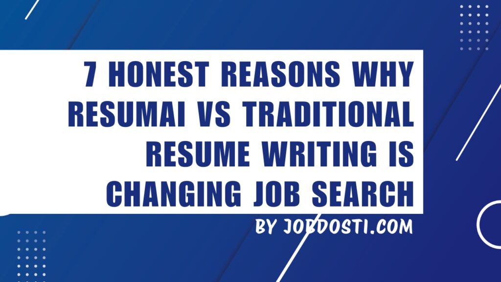 ResumAI vs traditional resume writing