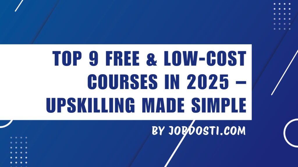 free and low-cost upskilling courses