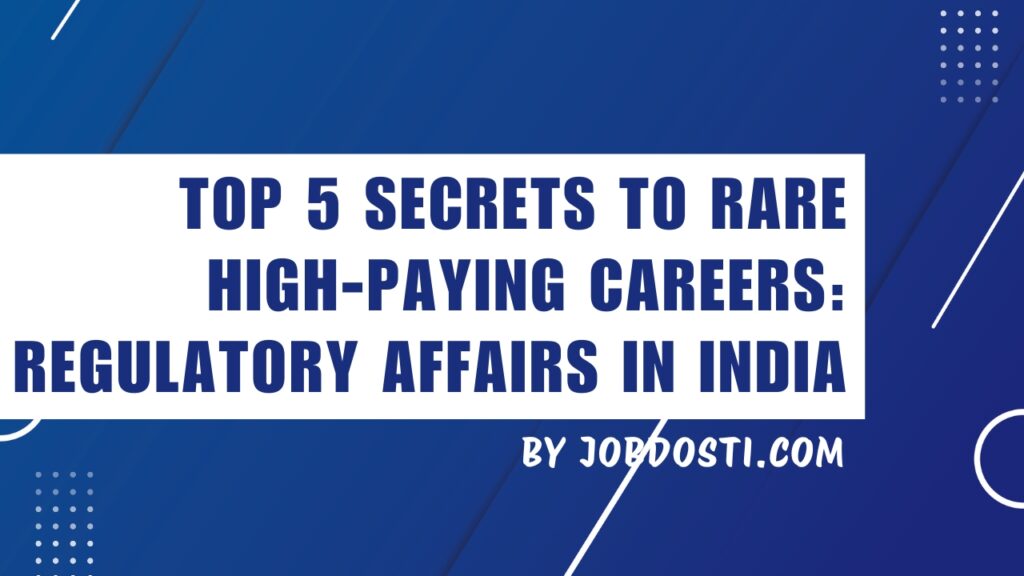 regulatory affairs in India