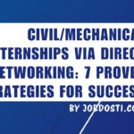 Civil/Mechanical internships via direct networking