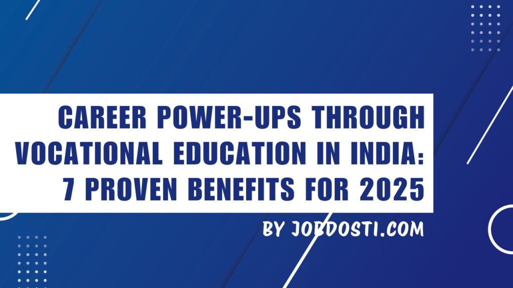 career power-ups through vocational education in India